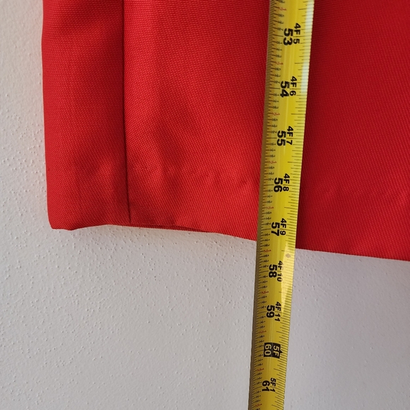 Asos Red Belted Strapless Jumpsuit. - Picture 4 of 14